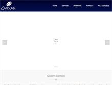 Tablet Screenshot of canguru.com.br